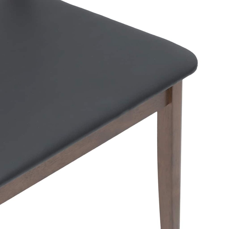 Sillas de comedor con cojines 2 uds madera maciza marrón