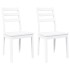 Sillas de comedor 2 unidades madera maciza de caucho