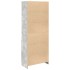 Aparador alto madera de ingeniería gris hormigón 70x35x180