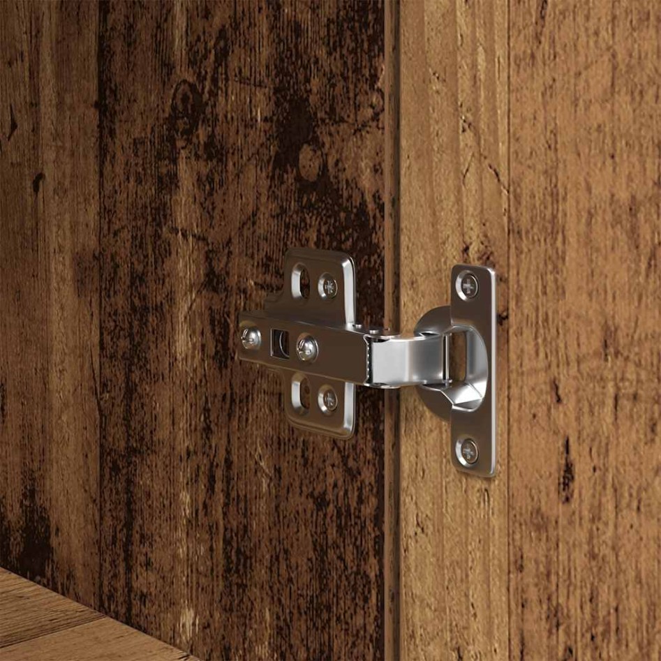 Aparador de madera vieja 50x35x180 cm Madera de