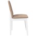 Sillas de comedor con cojines 2uds madera maciza blanco
