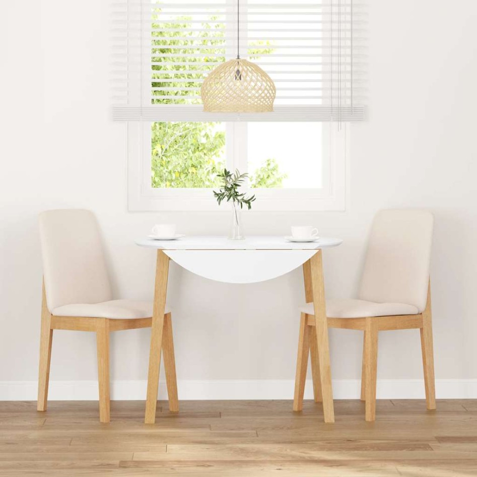 Sillas de comedor con cojines 2 uds madera maciza