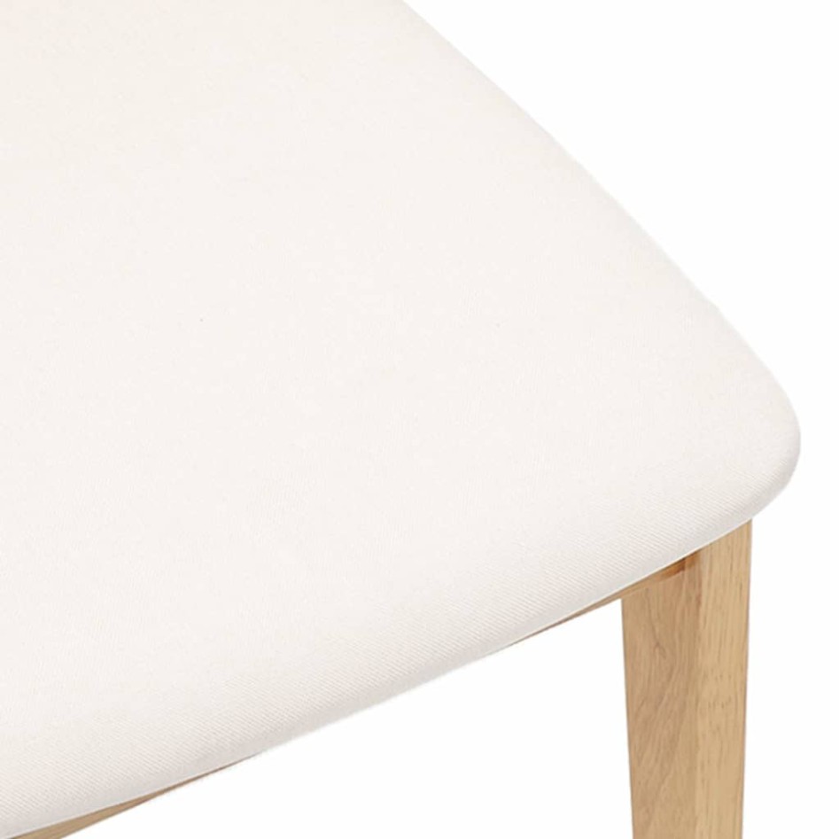 Sillas de comedor con cojines 2 uds madera maciza