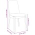 Sillas de comedor con cojines 2 uds madera maciza