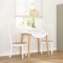 Sillas de comedor 2 unidades madera maciza de caucho