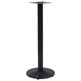 Pata de mesa de bistró negra Ø43x107 cm Hierro