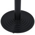 Pata de mesa de bistró negra Ø43x107 cm Hierro
