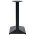 Pata de mesa de bistró negra 70x40x72 cm de hierro