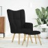Sillón de relax con taburete tela