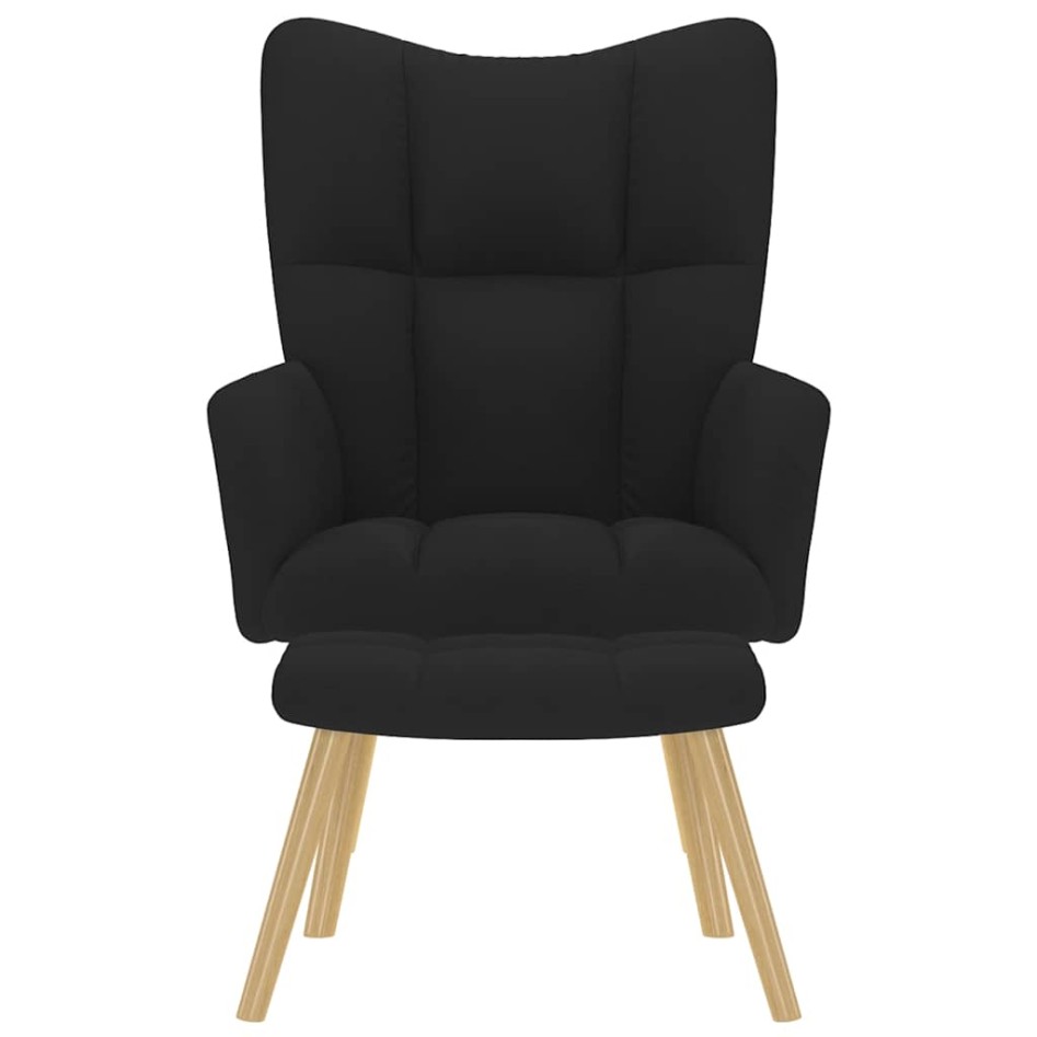 Sillón de relax con taburete tela