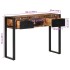 Mesa consola multicolor madera maciza reciclada 100x35x75