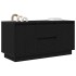 Mueble de TV con luces LED roble negro 100x41x50
