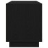 Mueble de TV con luces LED roble negro 100x41x50