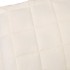 Manta con peso tela color crema claro 220x230 cm 11