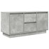 Mueble de TV con luces LED gris hormigón 100x41x50
