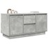 Mueble de TV con luces LED gris hormigón 100x41x50