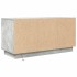 Mueble de TV con luces LED gris hormigón 100x41x50