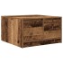 Mesa de centro con cajones madera vieja 70,5x70x40