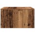 Mesa de centro con cajones madera vieja 70,5x70x40