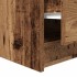 Mesa de centro con cajones madera vieja 70,5x70x40