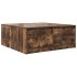 Mesa de centro con cajones roble ahumado 100x100x40