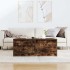 Mesa de centro con cajones roble ahumado 100x100x40