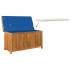 Cojines para exterior 113x50x60,5 cm madera maciza
