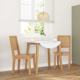 Sillas de comedor 2 unidades madera maciza de