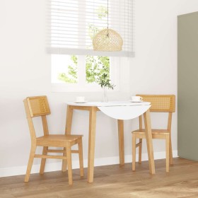 Sillas de comedor 2 unidades madera maciza de