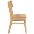 Sillas de comedor 2 unidades madera maciza de