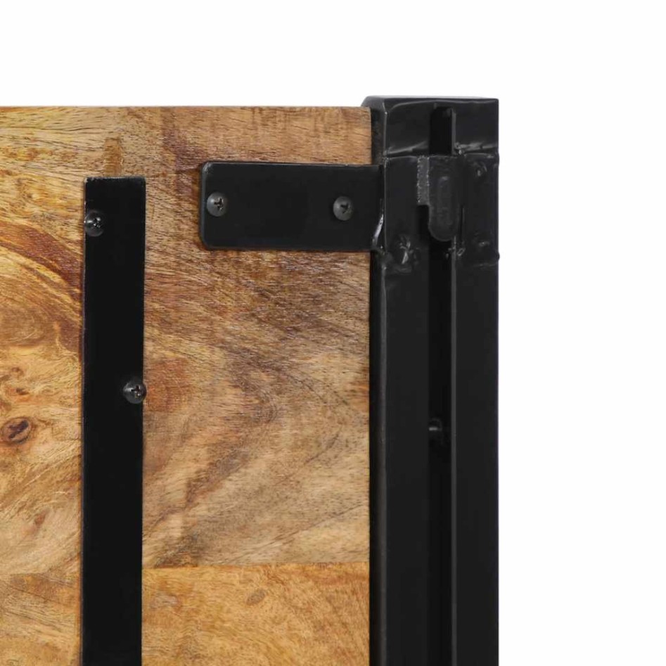 Cabecero 200 cm Madera Maciza Mango y