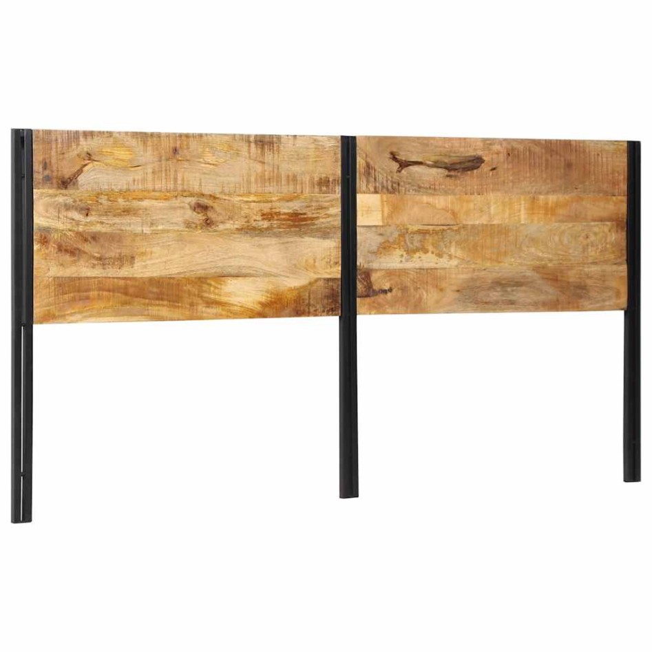 Cabecero 200 cm Madera Maciza Mango y