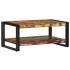 Mesa de centro multicolor 90x50x38 cm madera maciza