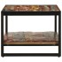 Mesa de centro multicolor 90x50x38 cm madera maciza