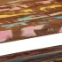 Mesa de centro multicolor 90x50x38 cm madera maciza