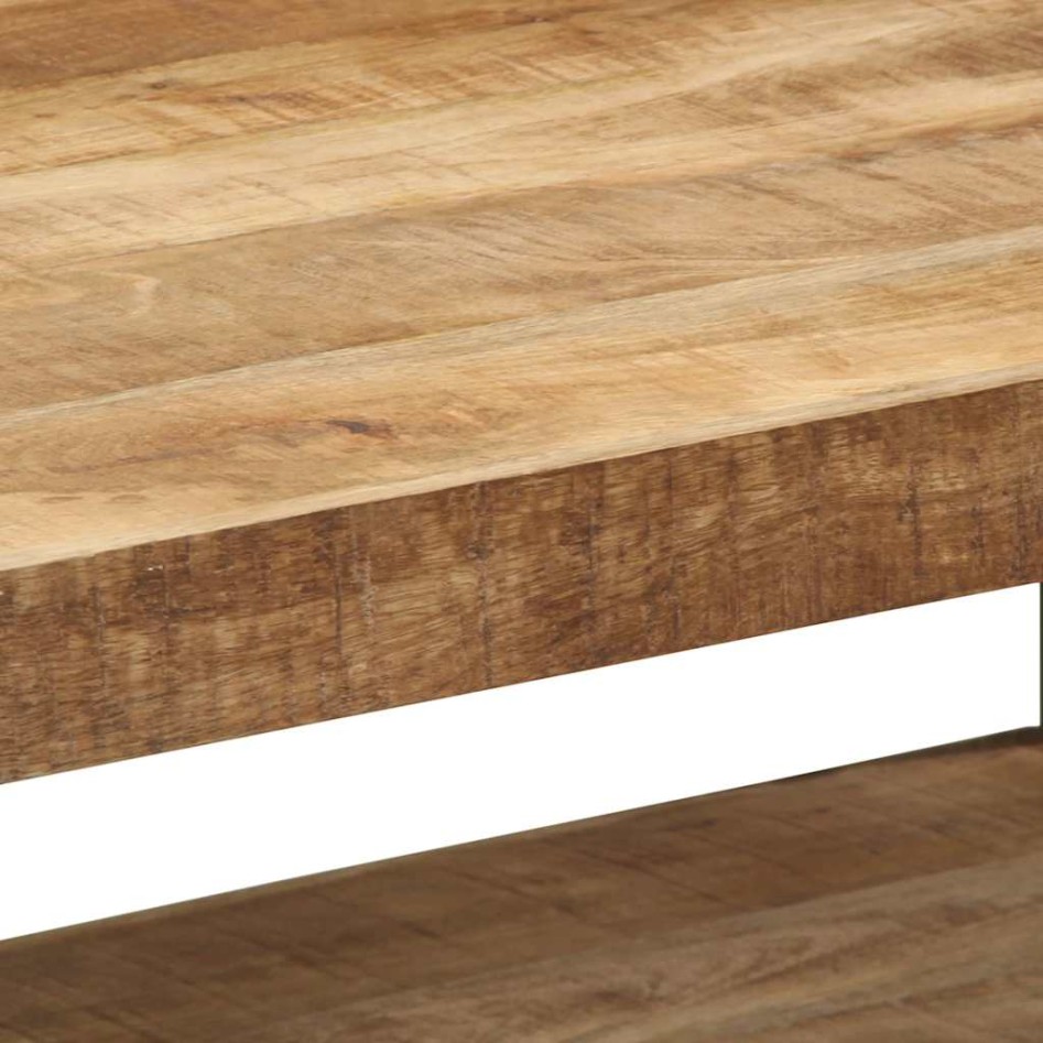 Mesa de centro 90x50x38 cm de madera maciza de
