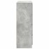 Aparador de madera de ingeniería gris hormigón 80x35x99