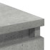 Aparador de madera de ingeniería gris hormigón 80x35x99
