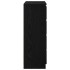 Aparador de madera de roble negro 80x35x99