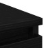 Aparador de madera de roble negro 80x35x99