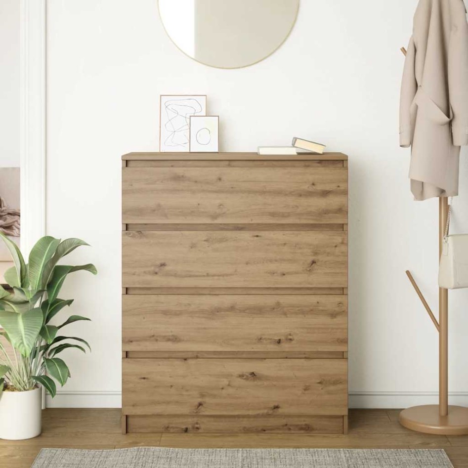 Aparador Artisan Roble 80x35x99 cm Madera de