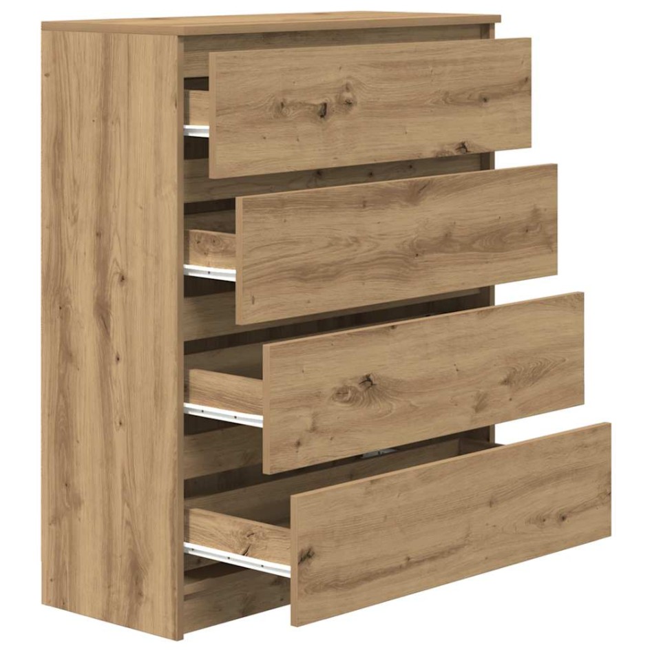 Aparador Artisan Roble 80x35x99 cm Madera de