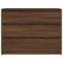 Aparador de madera de ingeniería marrón roble 100x35x76