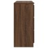 Aparador de madera de ingeniería marrón roble 100x35x76