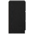 Mesillas de noche con 3 cajones 2 uds. Negro 39x35x65