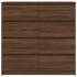 Aparador roble marrón 100x35x99 cm madera de