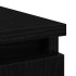 Aparador con cajones roble negro 71x35x84 cm madera