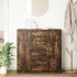Aparador con cajones roble ahumado 100,5x35x98,5