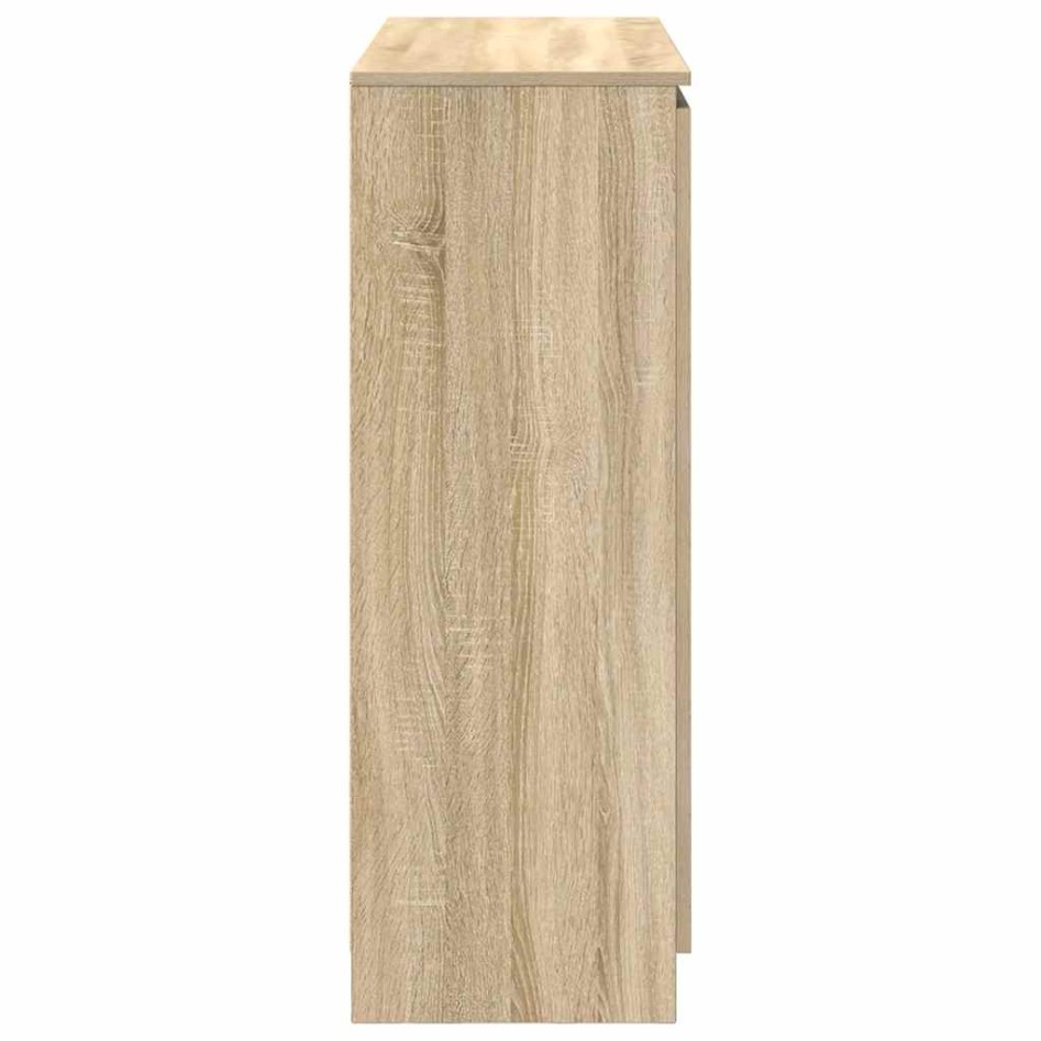 Aparador con cajones roble Sonoma 100,5x35x98,5