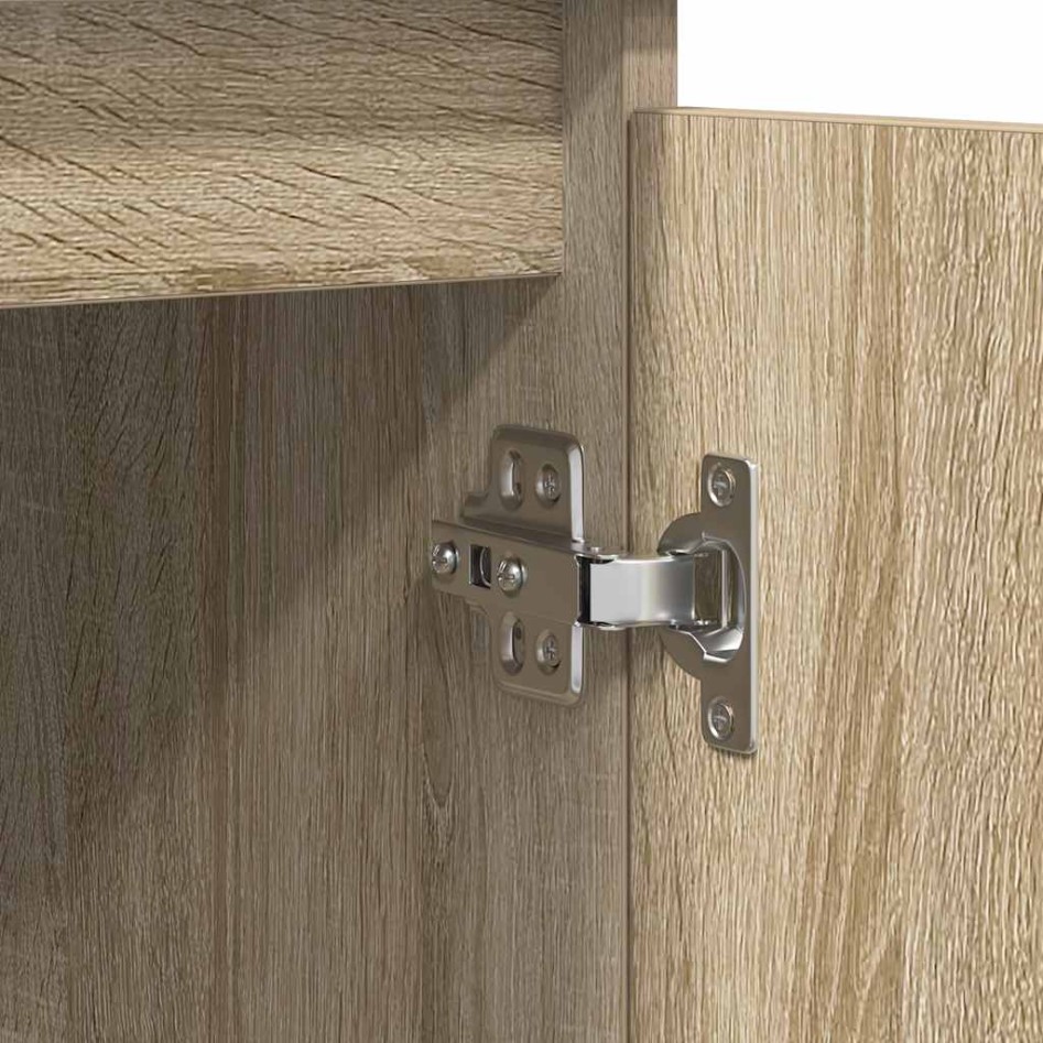 Aparador con cajones roble Sonoma 100,5x35x98,5